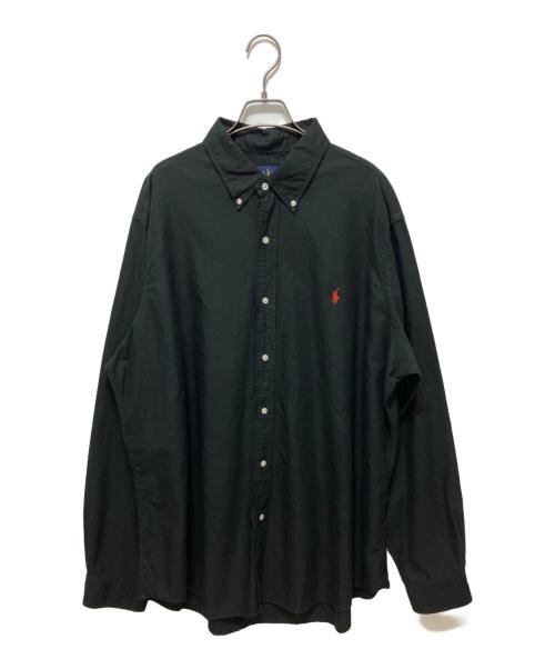 POLO RALPH LAUREN（ポロ・ラルフローレン）POLO RALPH LAUREN (ポロ・ラルフローレン) ボタンダウンシャツ ブラック サイズ:XXLの古着・服飾アイテム