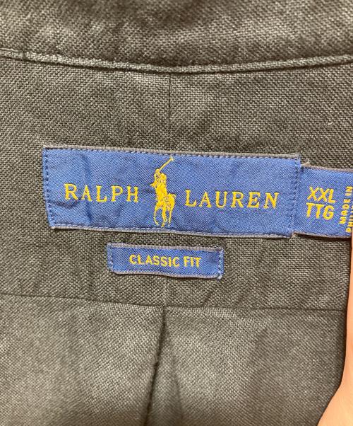 POLO RALPH LAUREN（ポロ・ラルフローレン）POLO RALPH LAUREN (ポロ・ラルフローレン) ボタンダウンシャツ ブラック サイズ:XXLの古着・服飾アイテム
