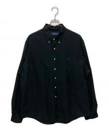 POLO RALPH LAUREN（ポロ・ラルフローレン）の古着「ボタンダウンシャツ」｜ブラック