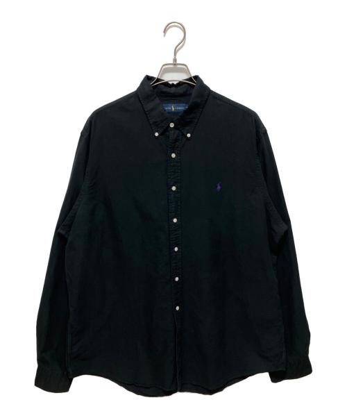 POLO RALPH LAUREN（ポロ・ラルフローレン）POLO RALPH LAUREN (ポロ・ラルフローレン) ボタンダウンシャツ ブラック サイズ:XXLの古着・服飾アイテム