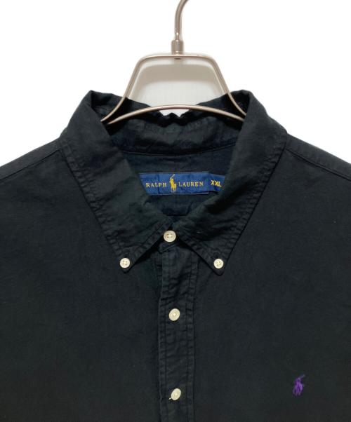 POLO RALPH LAUREN（ポロ・ラルフローレン）POLO RALPH LAUREN (ポロ・ラルフローレン) ボタンダウンシャツ ブラック サイズ:XXLの古着・服飾アイテム