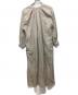 YAECA (ヤエカ) WRITE GATHERED BLOUSE LONG ベージュ サイズ:Ｍ：10000円