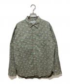 YAECAヤエカ）の古着「WRITEボタンシャツ」｜グリーン