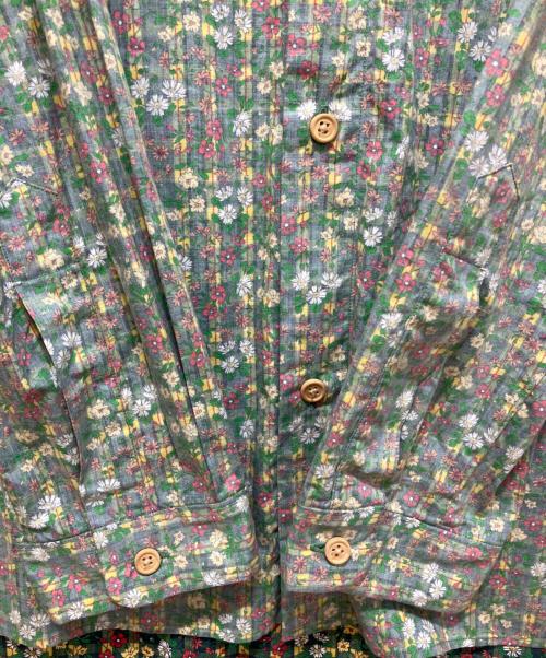 YAECA（ヤエカ）YAECA (ヤエカ) WRITEボタンシャツ グリーン サイズ:Mの古着・服飾アイテム