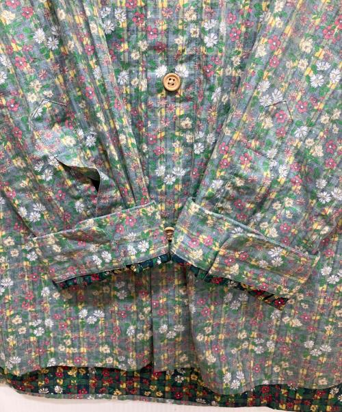 YAECA（ヤエカ）YAECA (ヤエカ) WRITEボタンシャツ グリーン サイズ:Mの古着・服飾アイテム