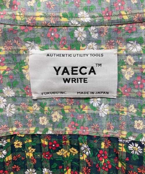 YAECA（ヤエカ）YAECA (ヤエカ) WRITEボタンシャツ グリーン サイズ:Mの古着・服飾アイテム
