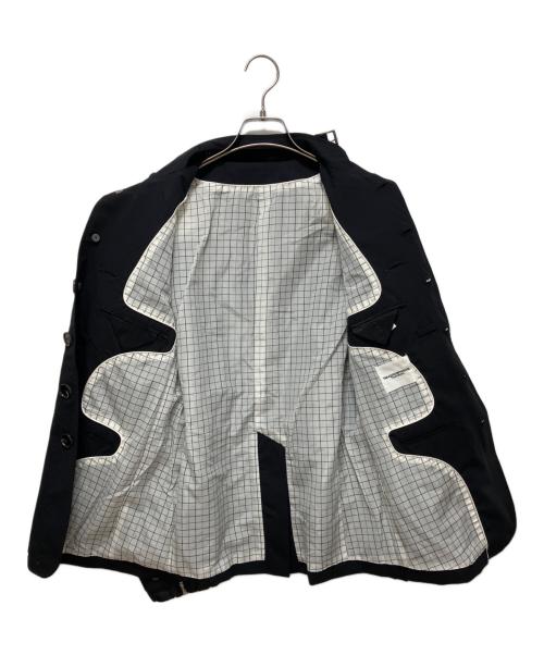 TAKAHIROMIYASHITA TheSoloIst.（タカヒロミヤシタ ザソロイスト）TAKAHIROMIYASHITA TheSoloIst. (タカヒロミヤシタ ザソロイスト) DOG EAR COLLAR JACKET ブラック サイズ:46の古着・服飾アイテム