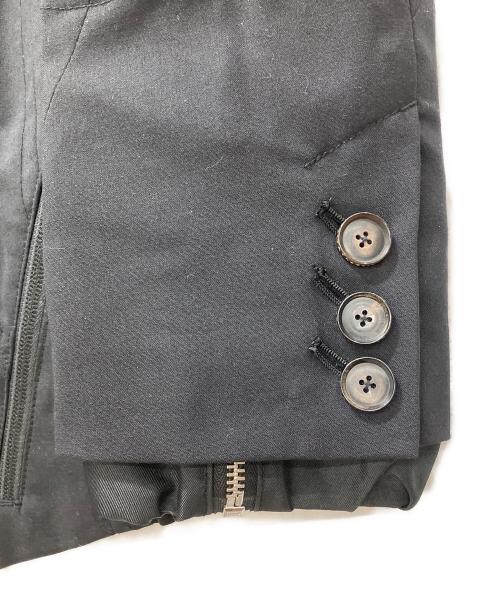 TAKAHIROMIYASHITA TheSoloIst.（タカヒロミヤシタ ザソロイスト）TAKAHIROMIYASHITA TheSoloIst. (タカヒロミヤシタ ザソロイスト) DOG EAR COLLAR JACKET ブラック サイズ:46の古着・服飾アイテム