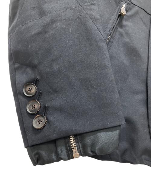 TAKAHIROMIYASHITA TheSoloIst.（タカヒロミヤシタ ザソロイスト）TAKAHIROMIYASHITA TheSoloIst. (タカヒロミヤシタ ザソロイスト) DOG EAR COLLAR JACKET ブラック サイズ:46の古着・服飾アイテム