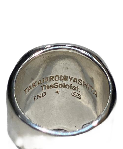 TAKAHIROMIYASHITA TheSoloIst.（タカヒロミヤシタ ザソロイスト）TAKAHIROMIYASHITA TheSoloIst. (タカヒロミヤシタ ザソロイスト) END (エンド) skull ring シルバー サイズ:19号の古着・服飾アイテム