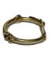 TAKAHIROMIYASHITA TheSoloIst. (タカヒロミヤシタ ザソロイスト) END (エンド) bone shaped clip cuff ゴールド サイズ:M：50000円