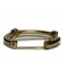 中古・古着 TAKAHIROMIYASHITA TheSoloIst. (タカヒロミヤシタ ザソロイスト) END (エンド) bone shaped clip cuff ゴールド サイズ:M：50000円