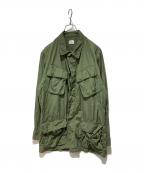 US ARMYユーエスアーミー）の古着「jungle fatigue jacket」｜グリーン