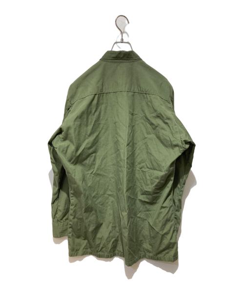 US ARMY（ユーエスアーミー）US ARMY (ユーエスアーミー) jungle fatigue jacket グリーン サイズ:Ｌの古着・服飾アイテム