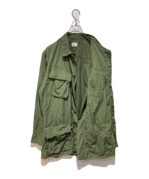 US ARMY（ユーエスアーミー）US ARMY (ユーエスアーミー) jungle fatigue jacket グリーン サイズ:Ｌの古着・服飾アイテム