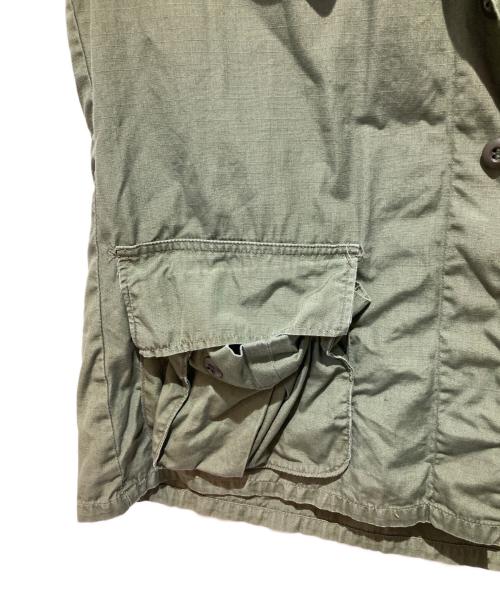 US ARMY（ユーエスアーミー）US ARMY (ユーエスアーミー) jungle fatigue jacket グリーン サイズ:Ｌの古着・服飾アイテム