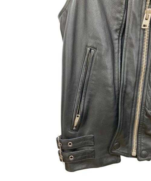 FACETASM（ファセッタズム）FACETASM (ファセッタズム) ライダースベスト ブラック サイズ:3の古着・服飾アイテム