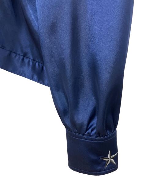 ORIMI（オリミ）ORIMI (オリミ) HIPSTAR SATIN SHIRT ネイビー サイズ:2の古着・服飾アイテム