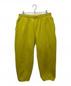 ceaseシーズ）の古着「C-SEAM SWEATPANT」｜イエロー