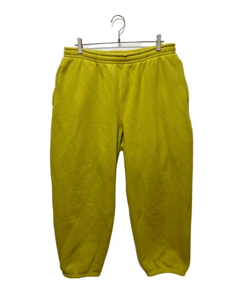 cease（シーズ）cease (シーズ) C-SEAM SWEATPANT イエロー サイズ:XLの古着・服飾アイテム