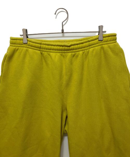 cease（シーズ）cease (シーズ) C-SEAM SWEATPANT イエロー サイズ:XLの古着・服飾アイテム