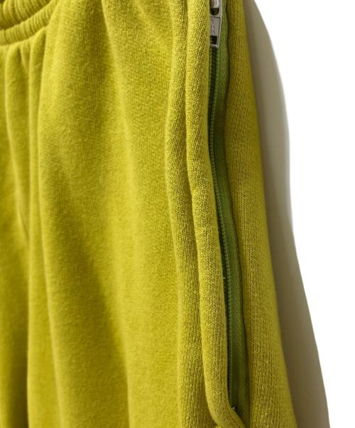 cease（シーズ）cease (シーズ) C-SEAM SWEATPANT イエロー サイズ:XLの古着・服飾アイテム