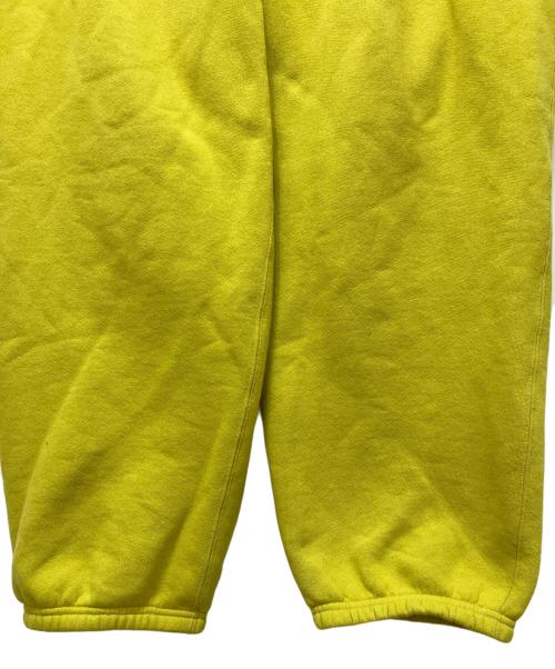 cease（シーズ）cease (シーズ) C-SEAM SWEATPANT イエロー サイズ:XLの古着・服飾アイテム