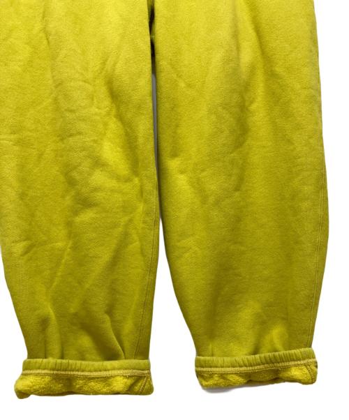 cease（シーズ）cease (シーズ) C-SEAM SWEATPANT イエロー サイズ:XLの古着・服飾アイテム