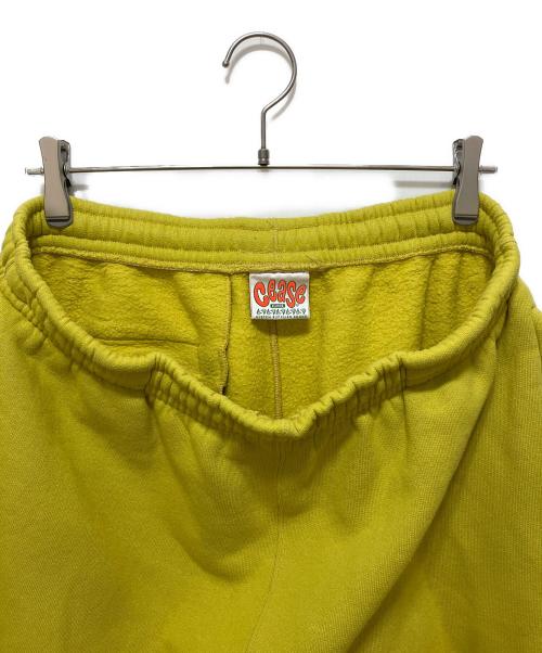 cease（シーズ）cease (シーズ) C-SEAM SWEATPANT イエロー サイズ:XLの古着・服飾アイテム