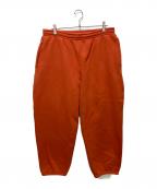 ceaseシーズ）の古着「C-SEAM SWEATPANT」｜オレンジ