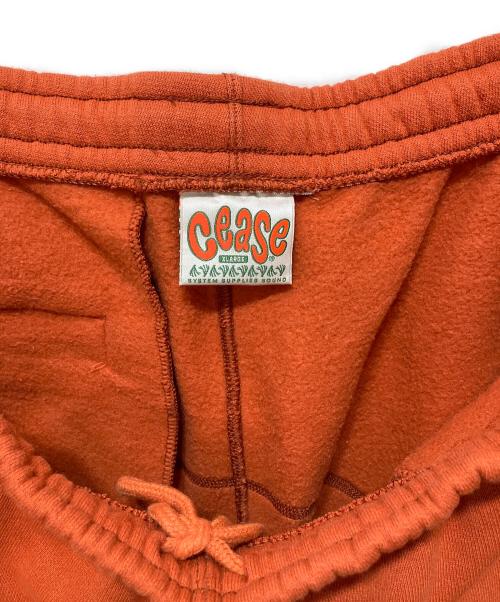 cease（シーズ）cease (シーズ) C-SEAM SWEATPANT オレンジ サイズ:XLの古着・服飾アイテム