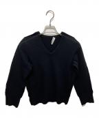 BALENCIAGAバレンシアガ）の古着「Vネックニット」｜ブラック