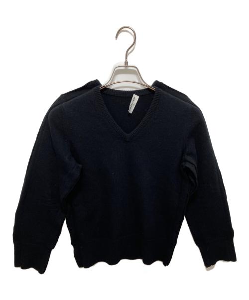 BALENCIAGA（バレンシアガ）BALENCIAGA (バレンシアガ) Vネックニット ブラック サイズ:34の古着・服飾アイテム