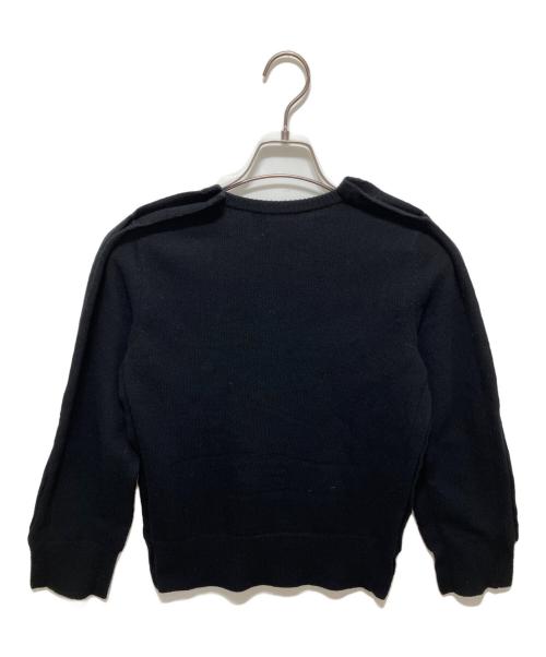 BALENCIAGA（バレンシアガ）BALENCIAGA (バレンシアガ) Vネックニット ブラック サイズ:34の古着・服飾アイテム