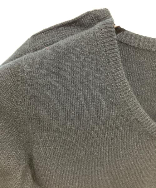 BALENCIAGA（バレンシアガ）BALENCIAGA (バレンシアガ) Vネックニット ブラック サイズ:34の古着・服飾アイテム