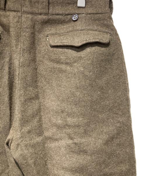 French Army（フランス軍）French Army (フランス軍) M-52 WOOLCHINOTROUSERS オリーブ サイズ: 4-3の古着・服飾アイテム