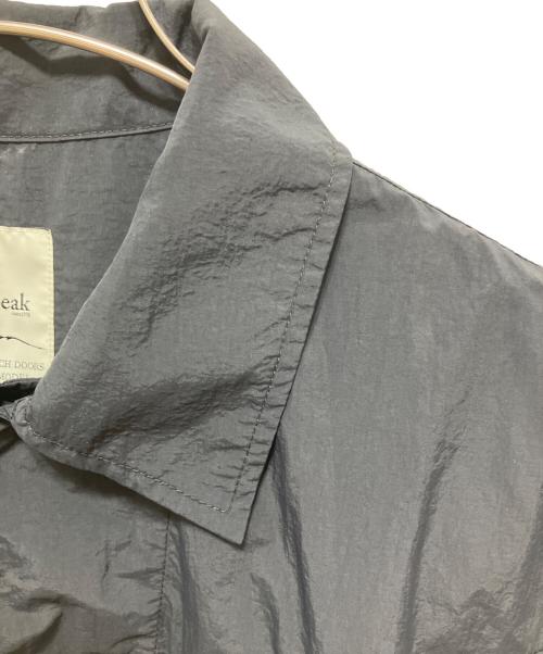 Snow peak（スノーピーク）snow peak (スノーピーク) URBAN RESEARCH DOORS (アーバンリサーチドアーズ) Nylon Tussah Blouson ブラック サイズ:Lの古着・服飾アイテム