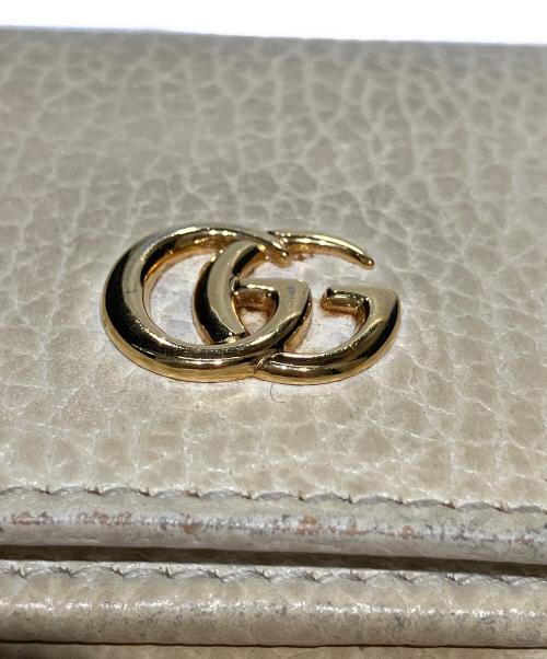 GUCCI（グッチ）GUCCI (グッチ) ダブルG コンパクトウォレット ベージュの古着・服飾アイテム