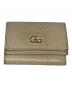 GUCCI（グッチ）の古着「ダブルG コンパクトウォレット」｜ベージュ