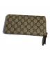 GUCCI (グッチ) GGマーモント ラウンドファスナー ベージュ：22000円