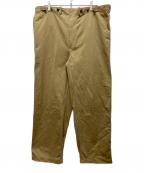 GGGジージージー）の古着「Millitary Wide Pants」｜ベージュ