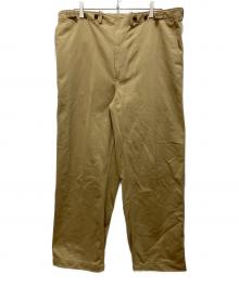 GGG（ジージージー）の古着「Millitary Wide Pants」｜ベージュ