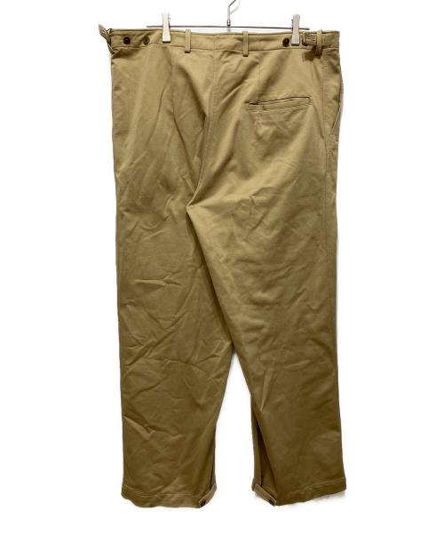 GGG（ジージージー）GGG (ジージージー) Millitary Wide Pants ベージュ サイズ:Lの古着・服飾アイテム