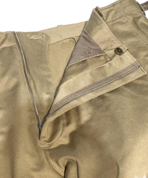 GGG（ジージージー）GGG (ジージージー) Millitary Wide Pants ベージュ サイズ:Lの古着・服飾アイテム