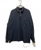DAIWAダイワ）の古着「TECH POLO SHIRTS L/S」｜ブラック