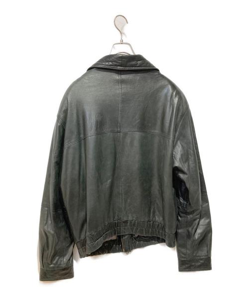 london fog（ロンドンフォグ）LONDON FOG (ロンドンフォグ) レザージャケット ブラック サイズ:42の古着・服飾アイテム