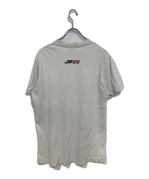 stussy（ステューシー）stussy (ステューシー) ボックスロゴプリントTシャツ グレー サイズ:Mの古着・服飾アイテム
