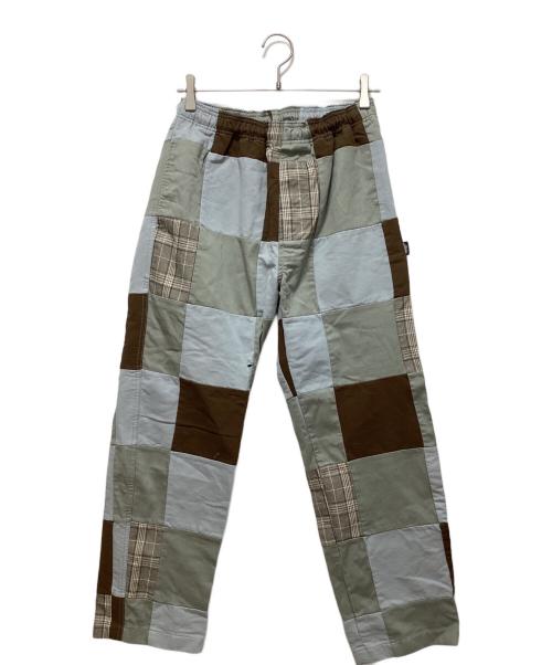 stussy（ステューシー）stussy (ステューシー) Patchwork Beach Pant マルチカラー サイズ:Sの古着・服飾アイテム