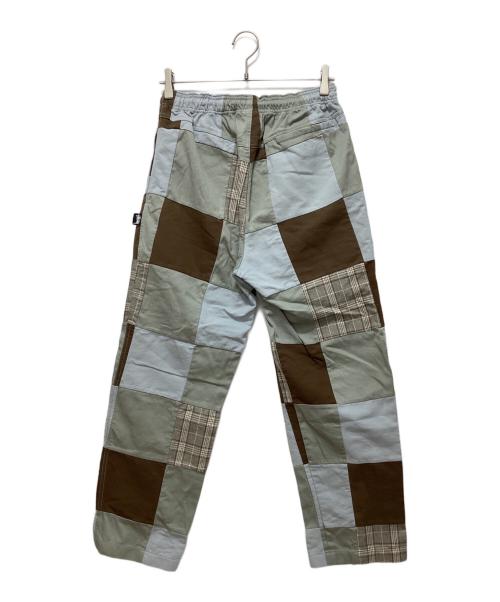stussy（ステューシー）stussy (ステューシー) Patchwork Beach Pant マルチカラー サイズ:Sの古着・服飾アイテム