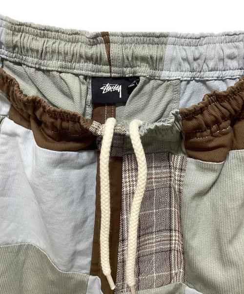 stussy（ステューシー）stussy (ステューシー) Patchwork Beach Pant マルチカラー サイズ:Sの古着・服飾アイテム